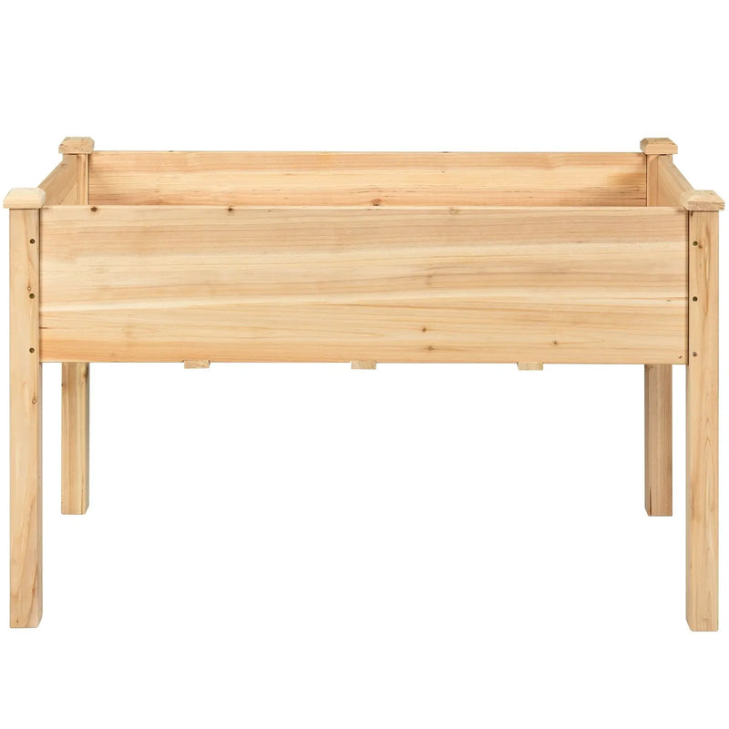Wooden Raised Vegetable Garden Bed Elevated Grow Vegetable Planter by DirectDeals