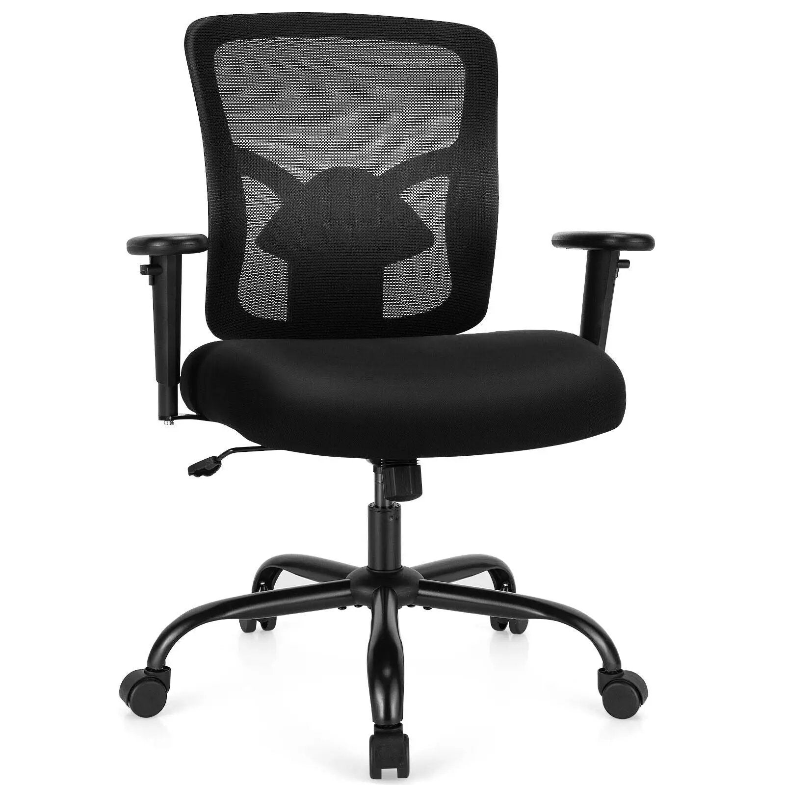 400LBS Mesh Big and Tall Office Chair Swivel Task Chair by DirectDeals