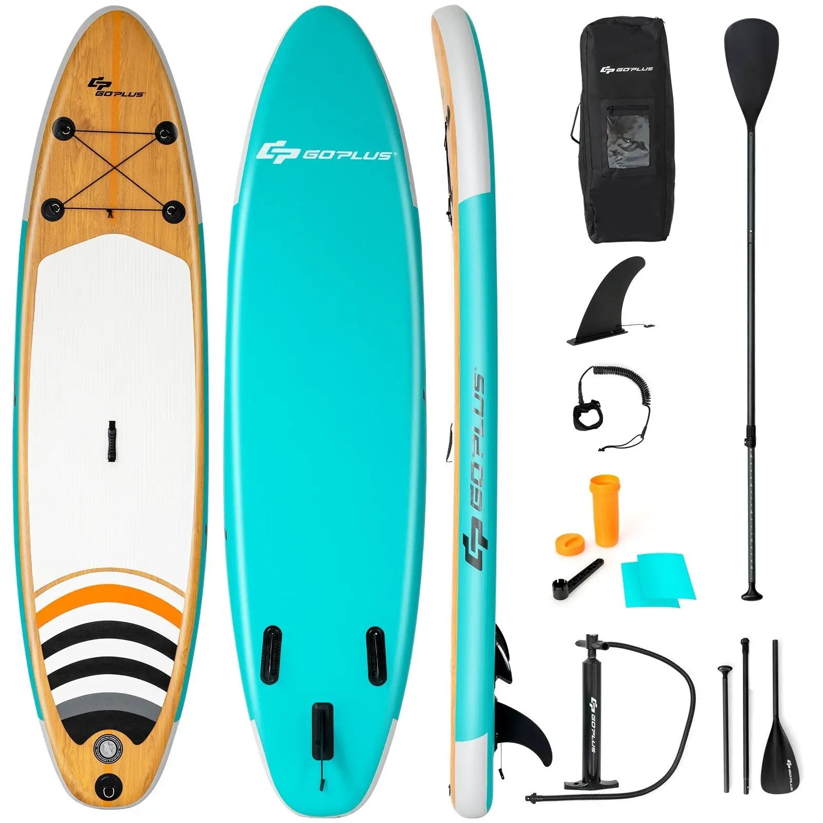 10' Inflatable Stand up Paddle Board Surfboard SUP with Bag by DirectDeals