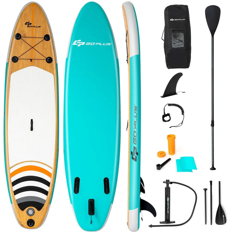 10' Inflatable Stand up Paddle Board Surfboard SUP with Bag by DirectDeals