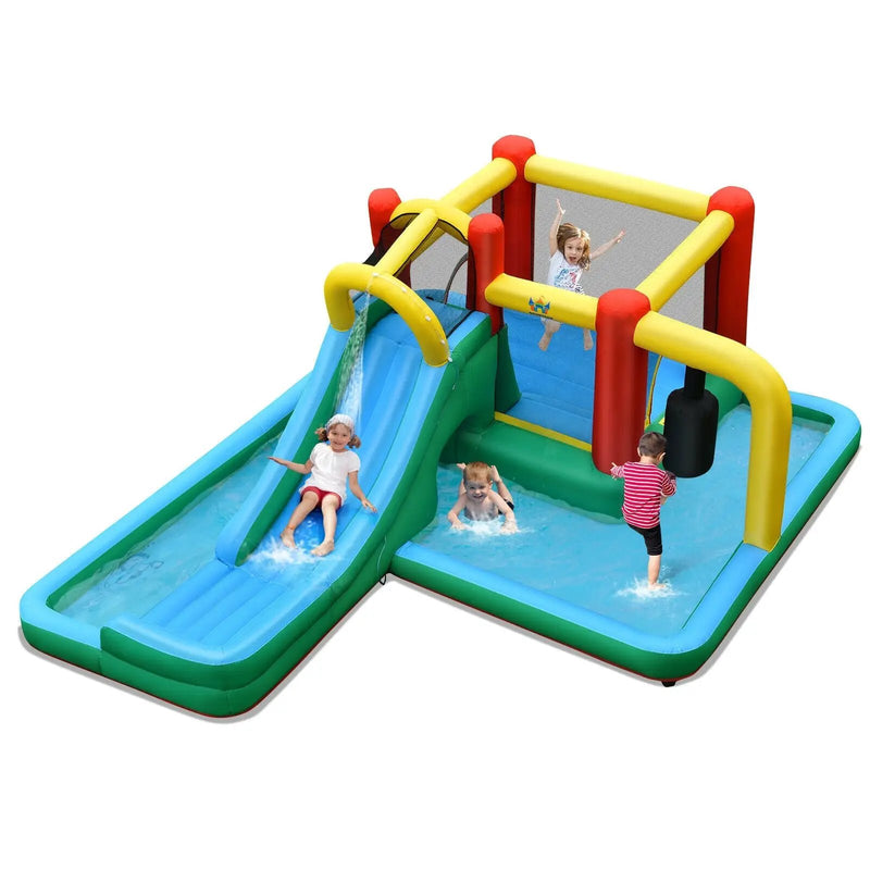 Slide Water Park Climbing Bouncer Pendulum Chunnel Game without Air-blower by DirectDeals