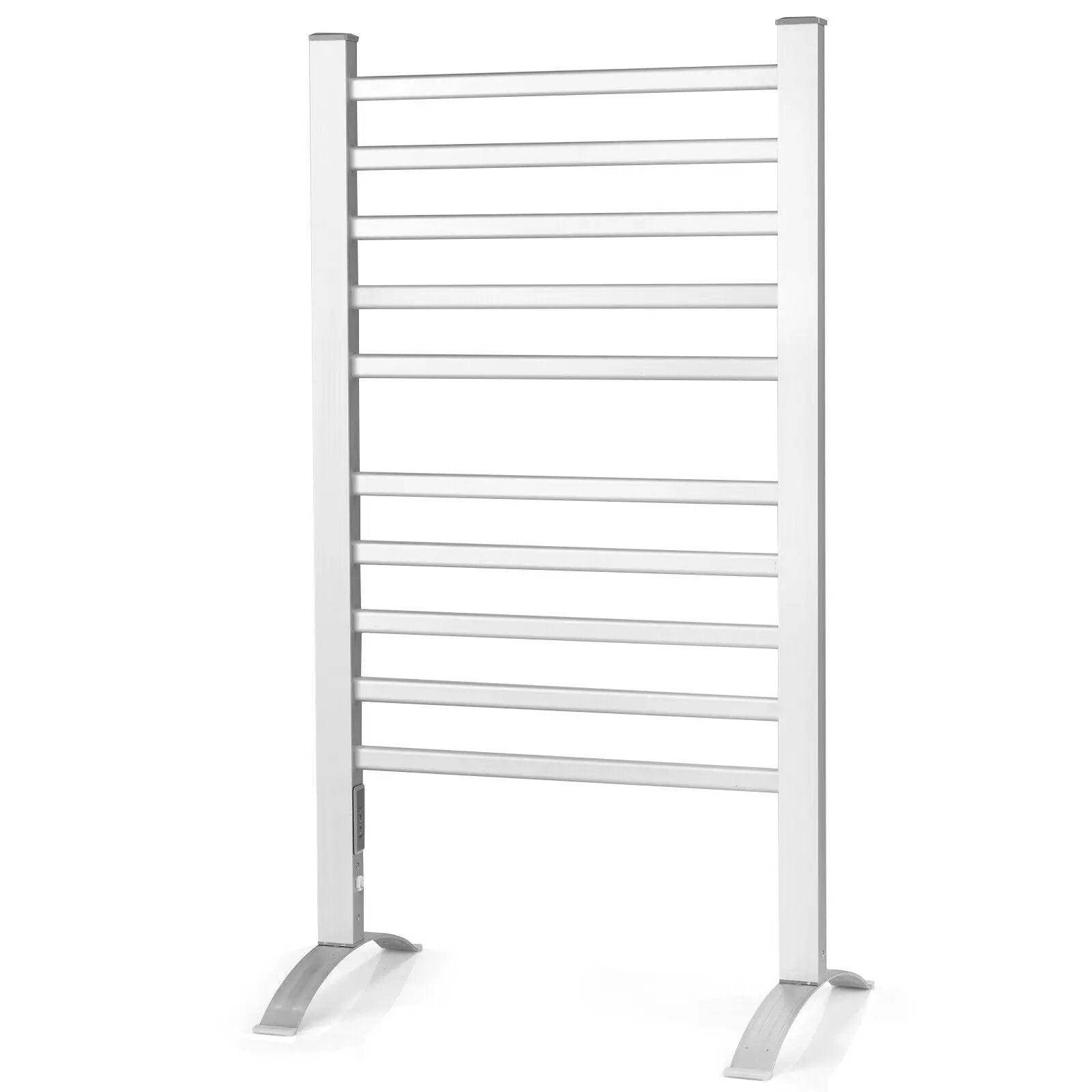 2-in-1 150W Freestanding and Wall-mounted Towel Warmer Drying Rack with Timer by DirectDeals