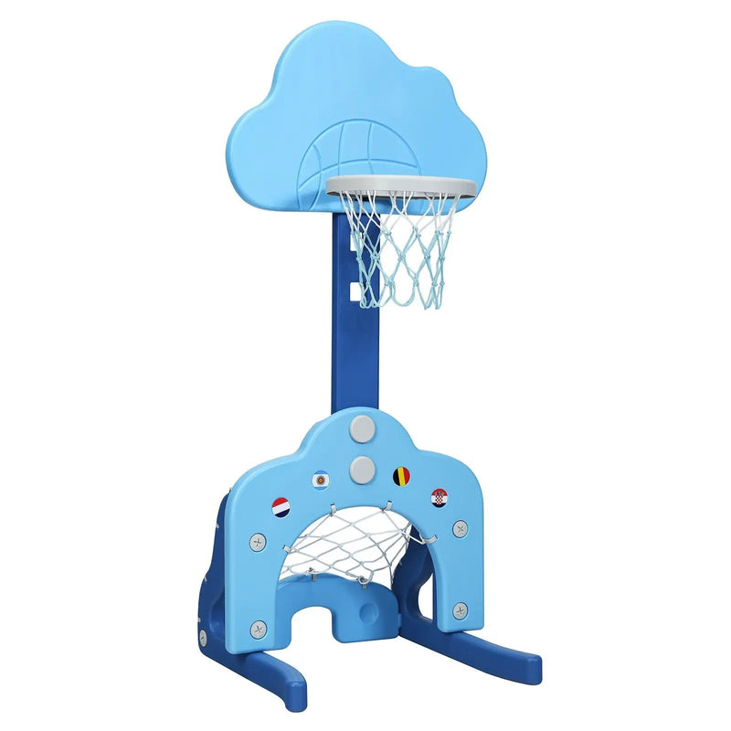 3-in-1 Kids Basketball Hoop Set with Balls by DirectDeals