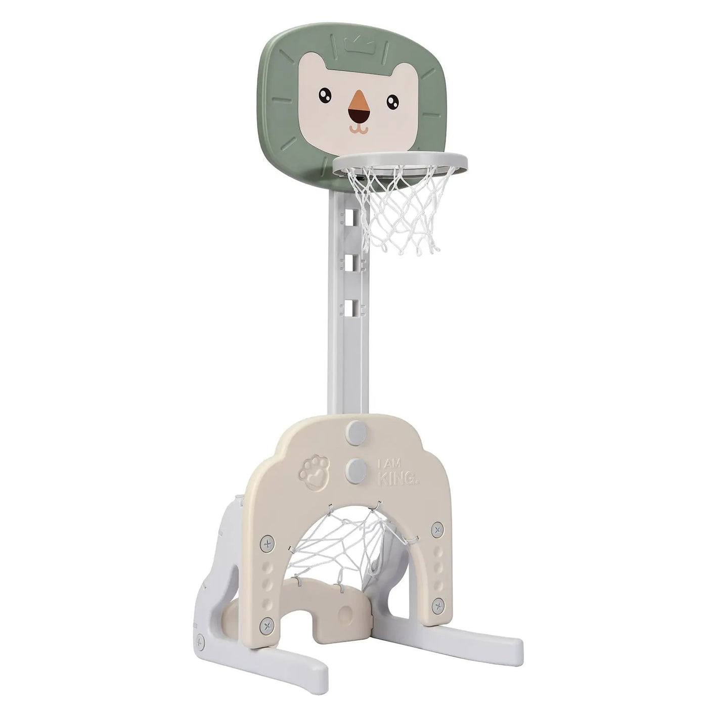 3-in-1 Adjustable Kids Basketball Hoop Sports Set by DirectDeals