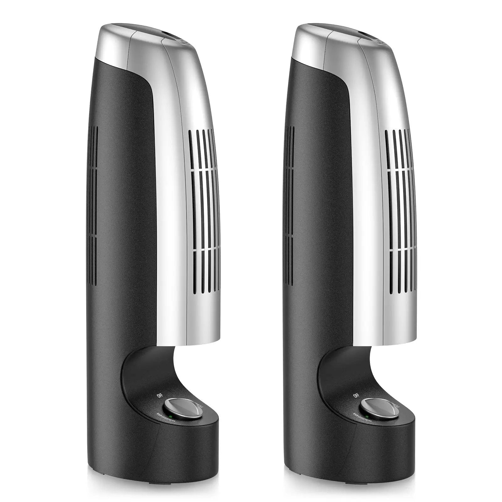 2 Pieces Mini Ionic Whisper Home Air Purifier for Dust and Smoke by DirectDeals
