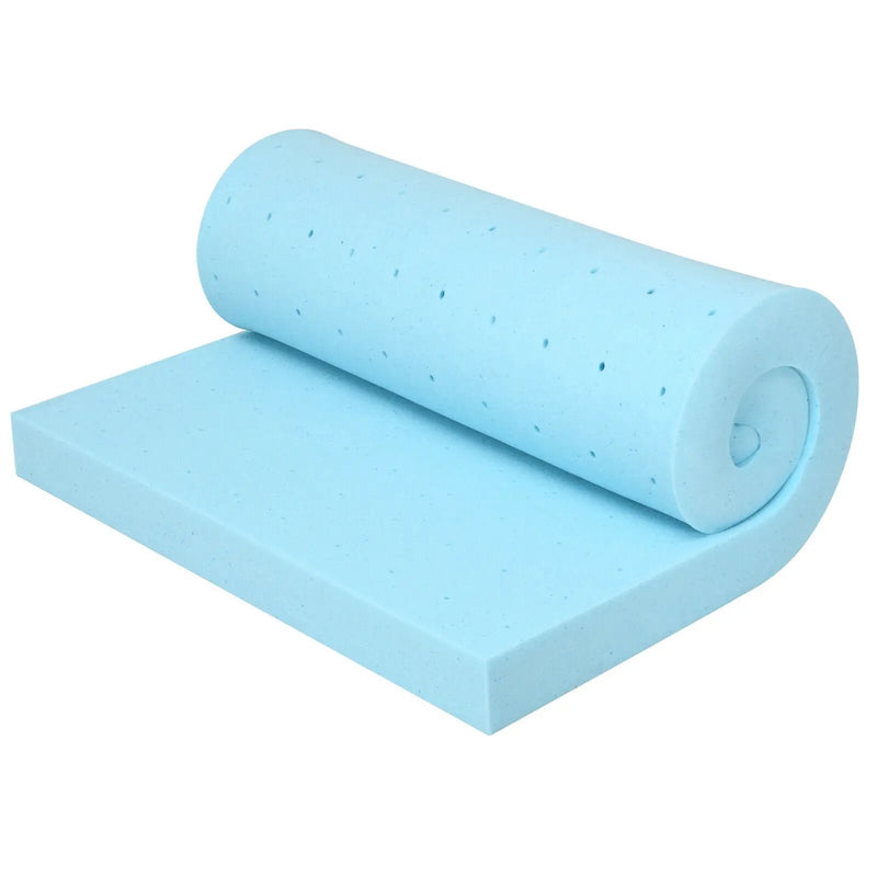 3 Inch Gel-Infused Cooling Bed Topper for All-Night Comfy by DirectDeals