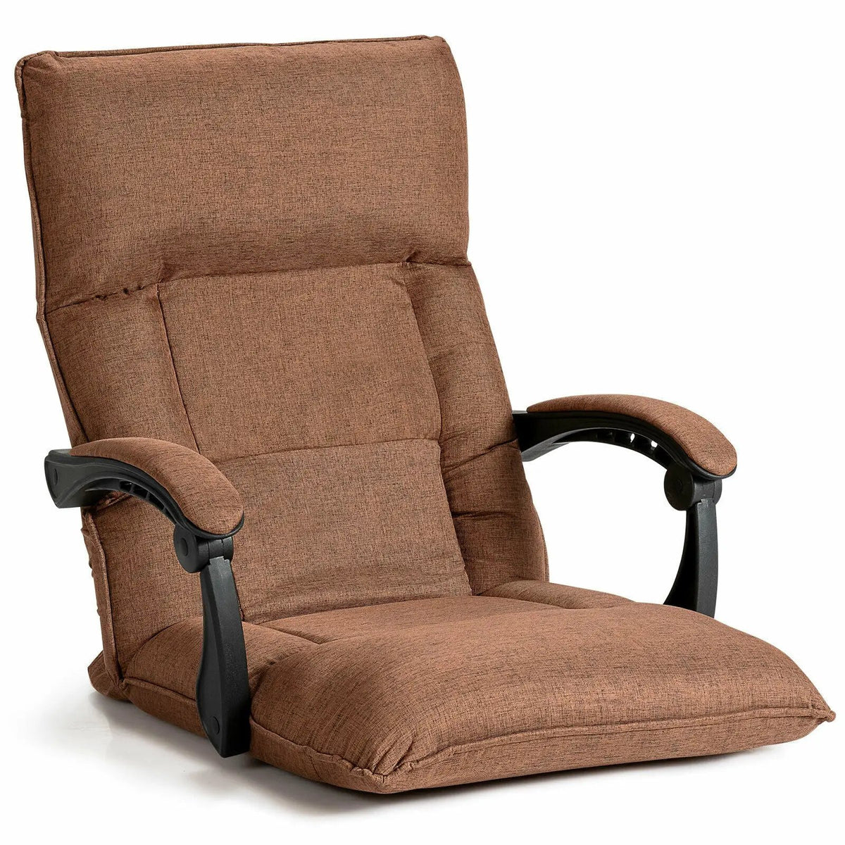 14-Position Adjusting Lazy Sofa Chair with Waist Pillow and Armrests by DirectDeals