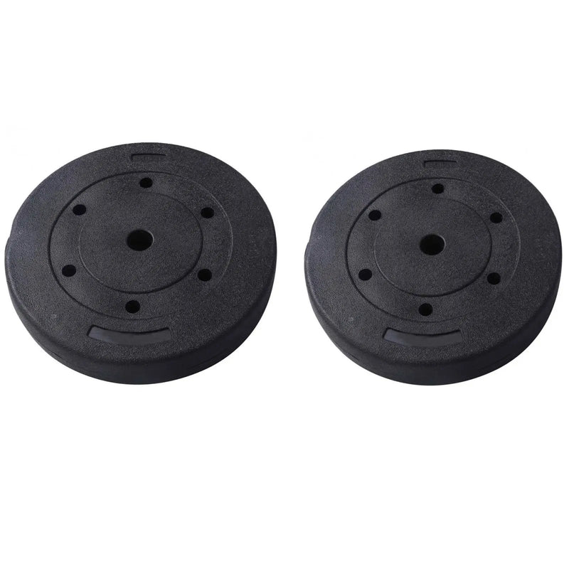 8kg x 2 Standard Strength Training 1.2-Inches Hole Weight Plates by DirectDeals