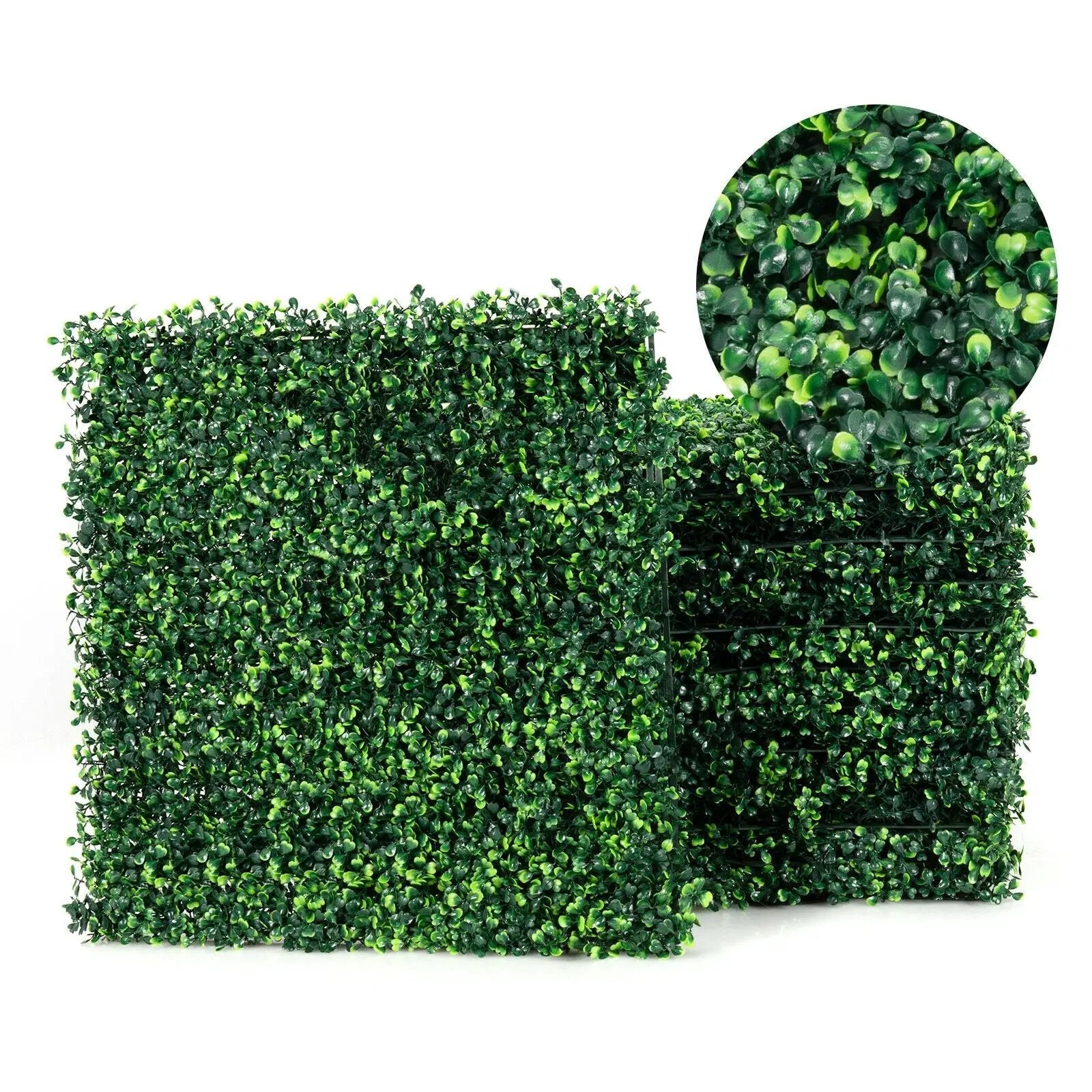 12 Pieces Artificial Boxwood Panels for Wedding Decor Fence Backdrop by DirectDeals