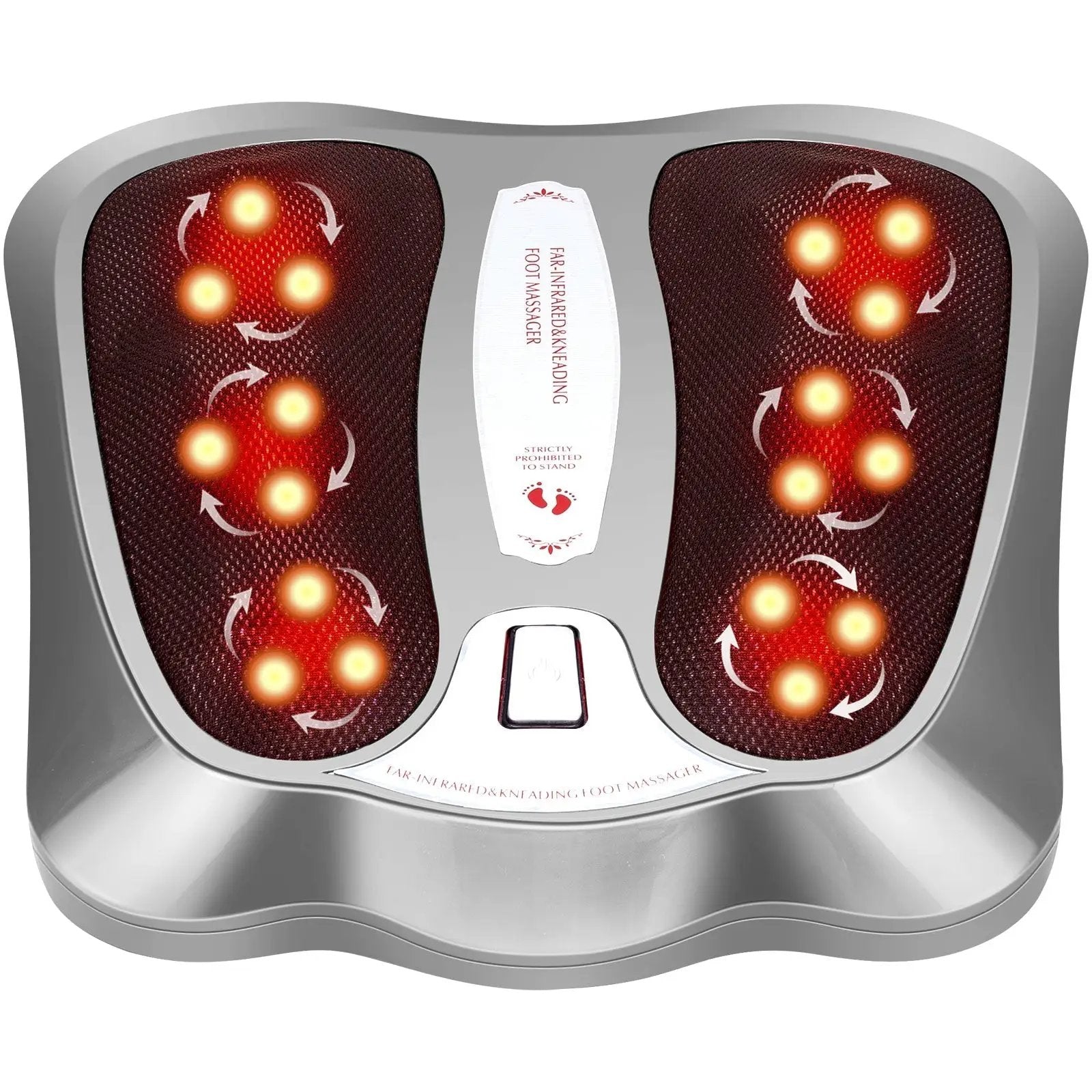 Shiatsu Heated Electric Kneading Foot and Back Massager by DirectDeals