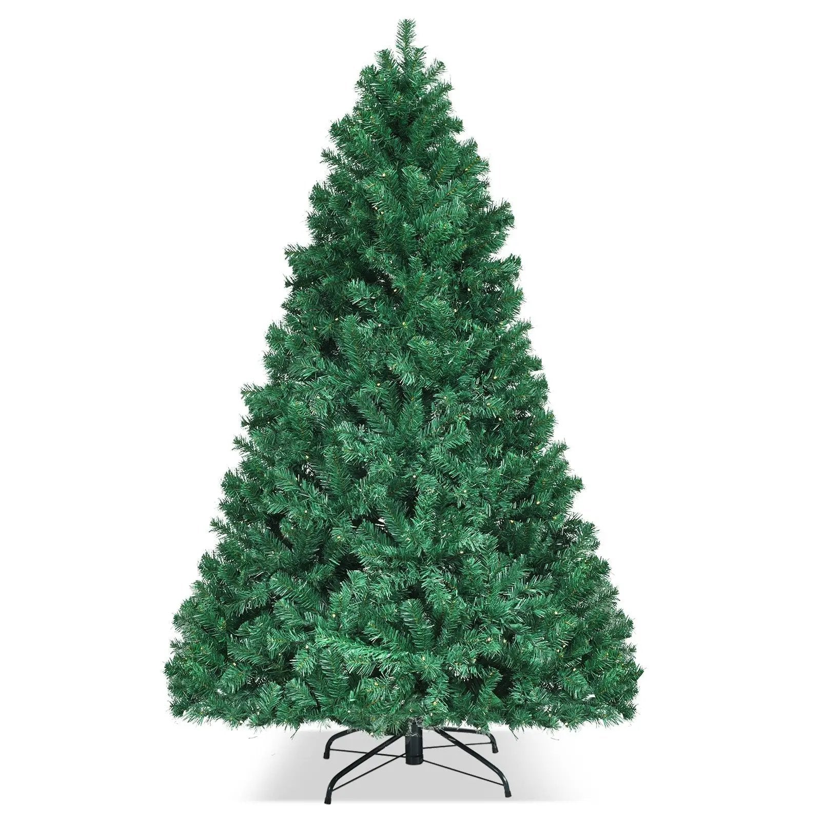 7 Feet PVC Artificial Christmas Tree with LED Lights by DirectDeals