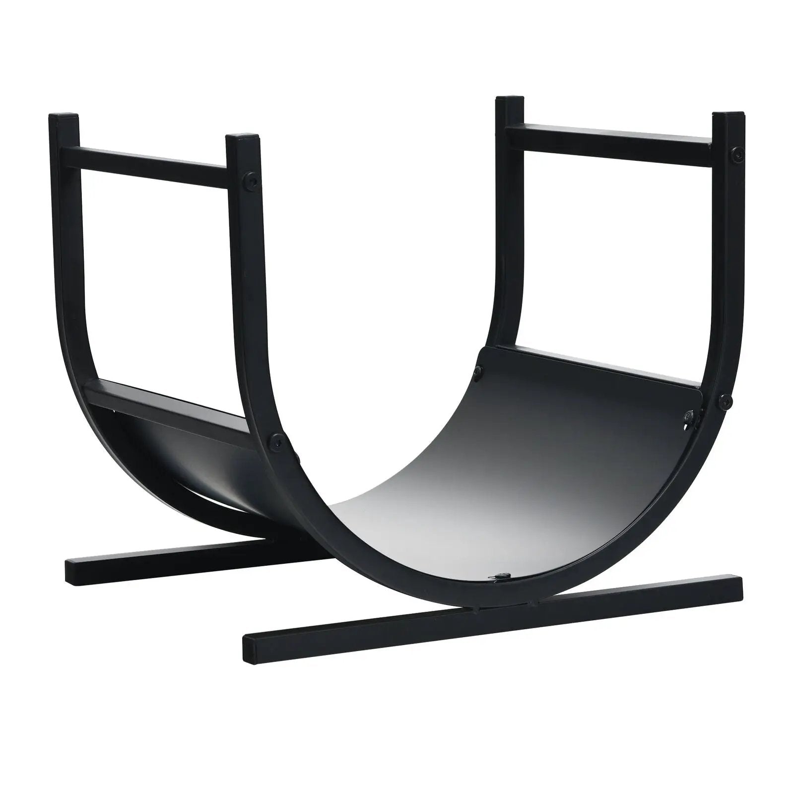 17 Inch U-Shaped Firewood Rack Steel by DirectDeals
