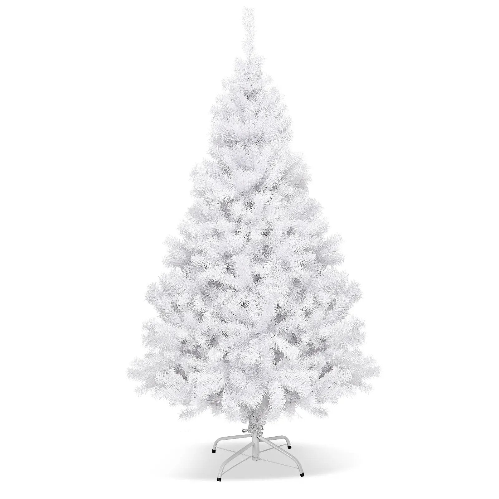 6' / 7.5' / 9' Hinged Artificial Christmas Tree with Metal Stand by DirectDeals