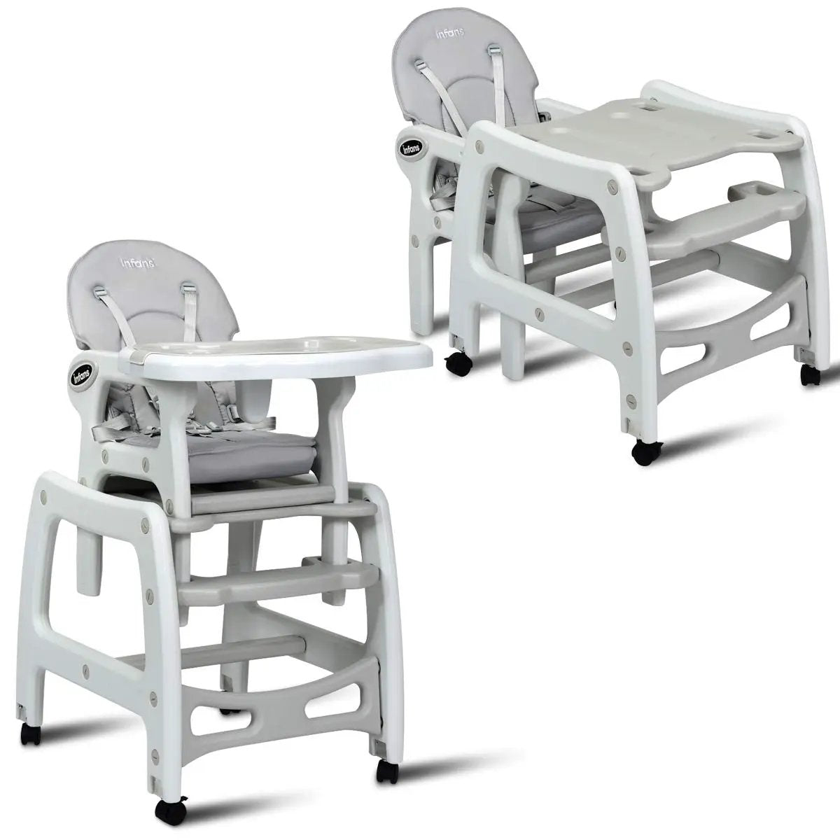 Foldable Wagon Stroller for 2 Kids with Removable Canopy and Adjustable Push Handle by DirectDeals