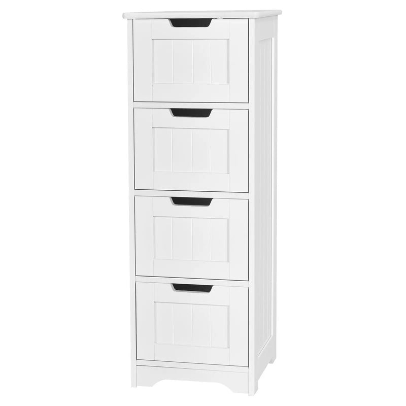 Free-Standing Side Storage Organizer with 4 Drawers by DirectDeals