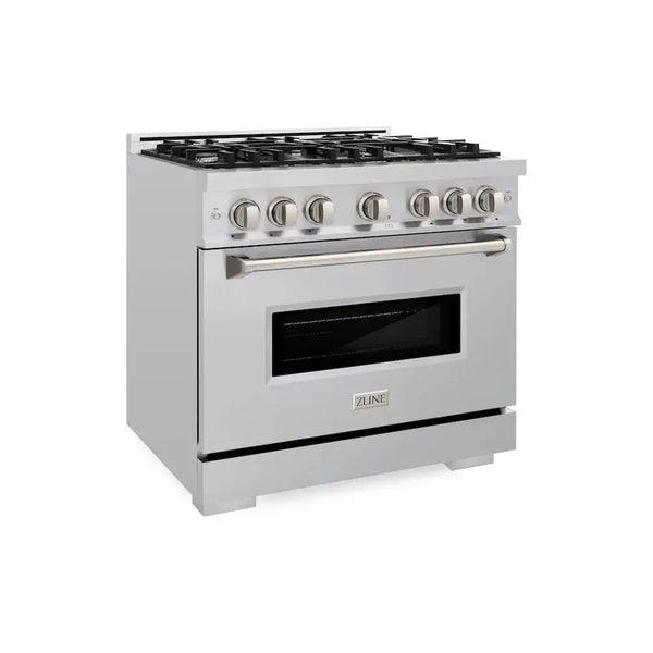 ZLINE 36"Classic Gas Range, Convection Gas Oven, Stainless Steel, CGR36