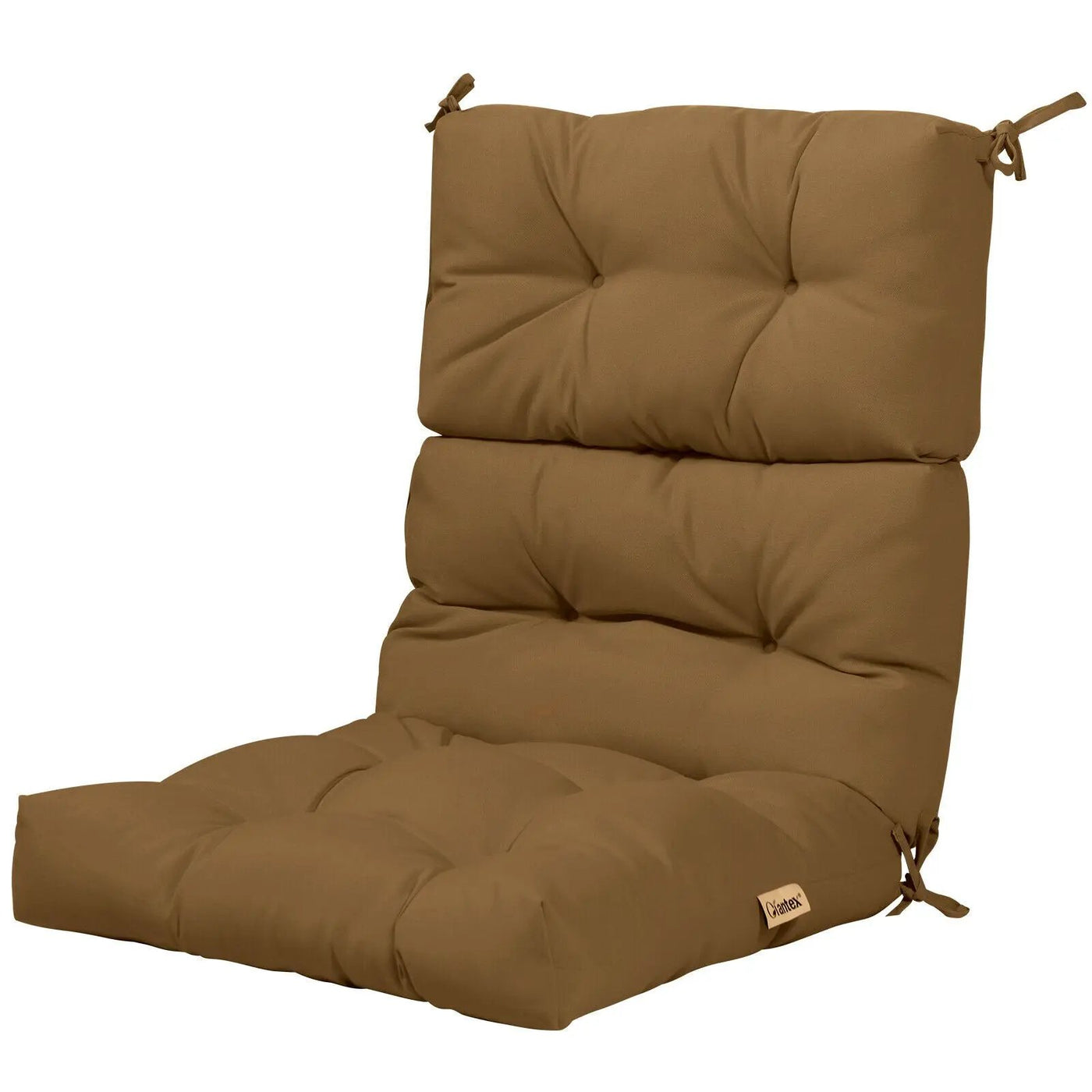 22 x 44 Inch Tufted Outdoor Patio Chair Seating Pad by DirectDeals