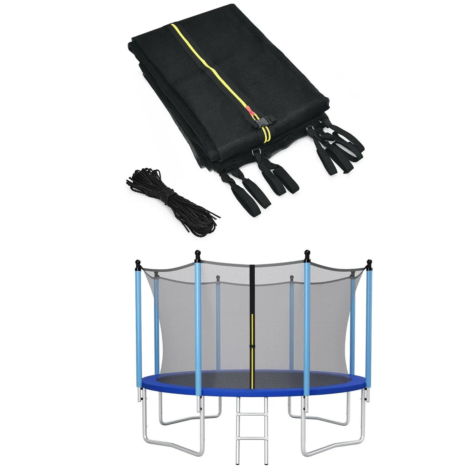 12Ft Replacement Weather-Resistant Trampoline Safety Enclosure Net by DirectDeals