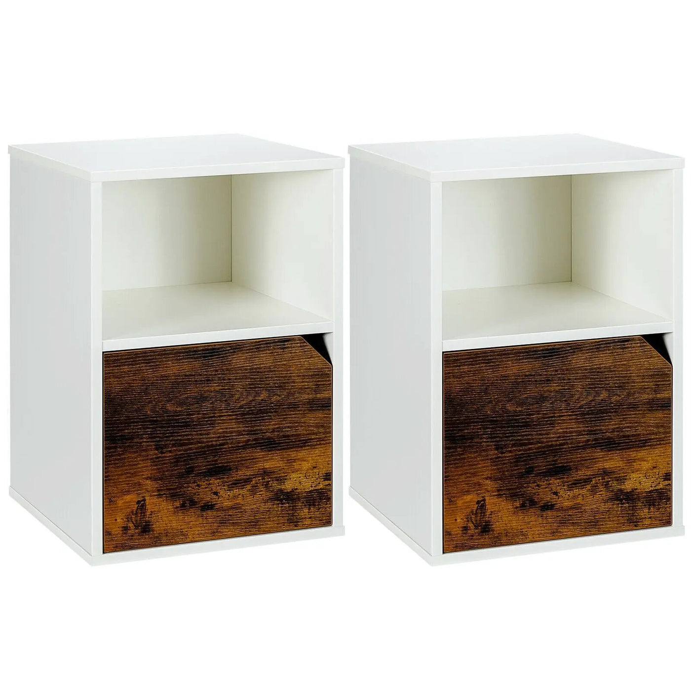 Set of 2 Nightstands Side End Table for Living Room by DirectDeals