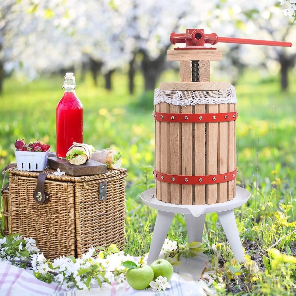 1.6 Gallon Fruit Wine Press Cider Juice Maker Tool by DirectDeals
