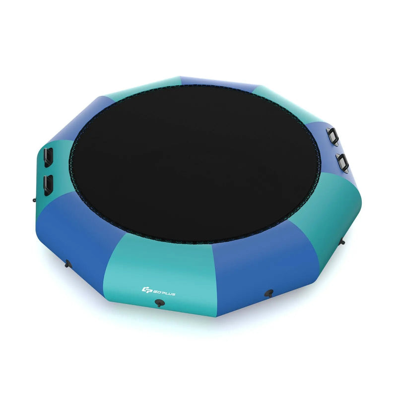 10 Feet Inflatable Splash Padded Water Bouncer Trampoline by DirectDeals