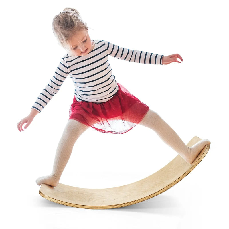 12 Inch Wobble Board for Balance Training-Natural by DirectDeals
