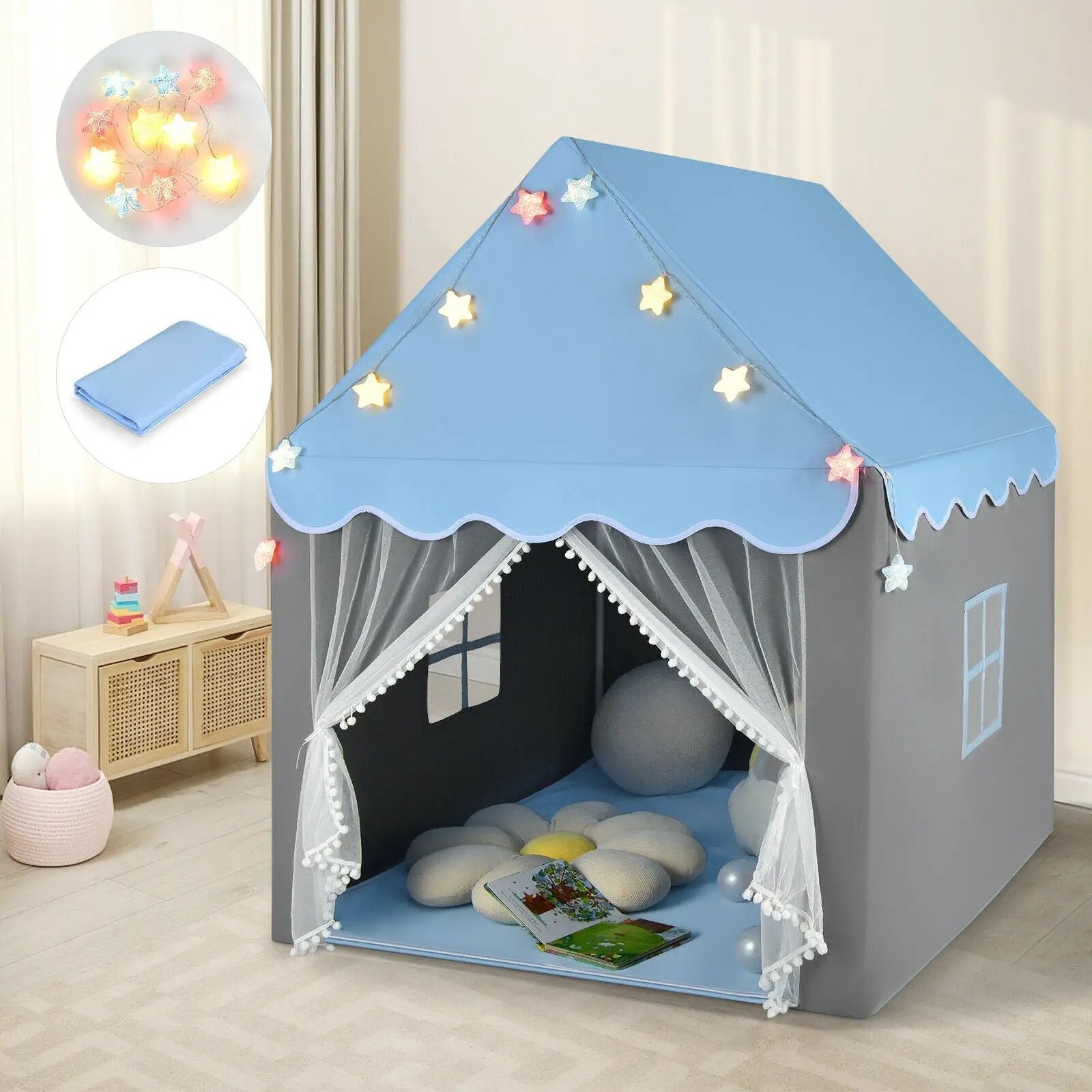 Kids Playhouse Tent with by DirectDeals