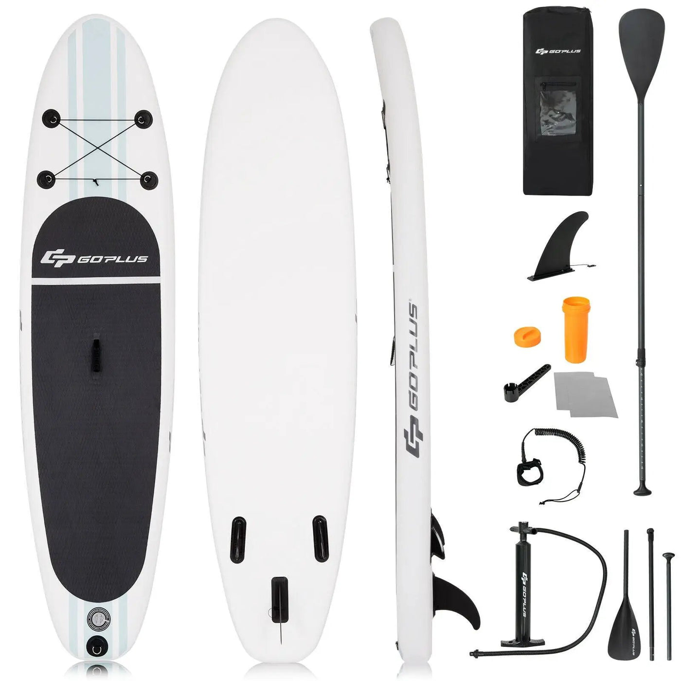10 feet Inflatable Stand Up Paddle Board with Paddle Pump by DirectDeals
