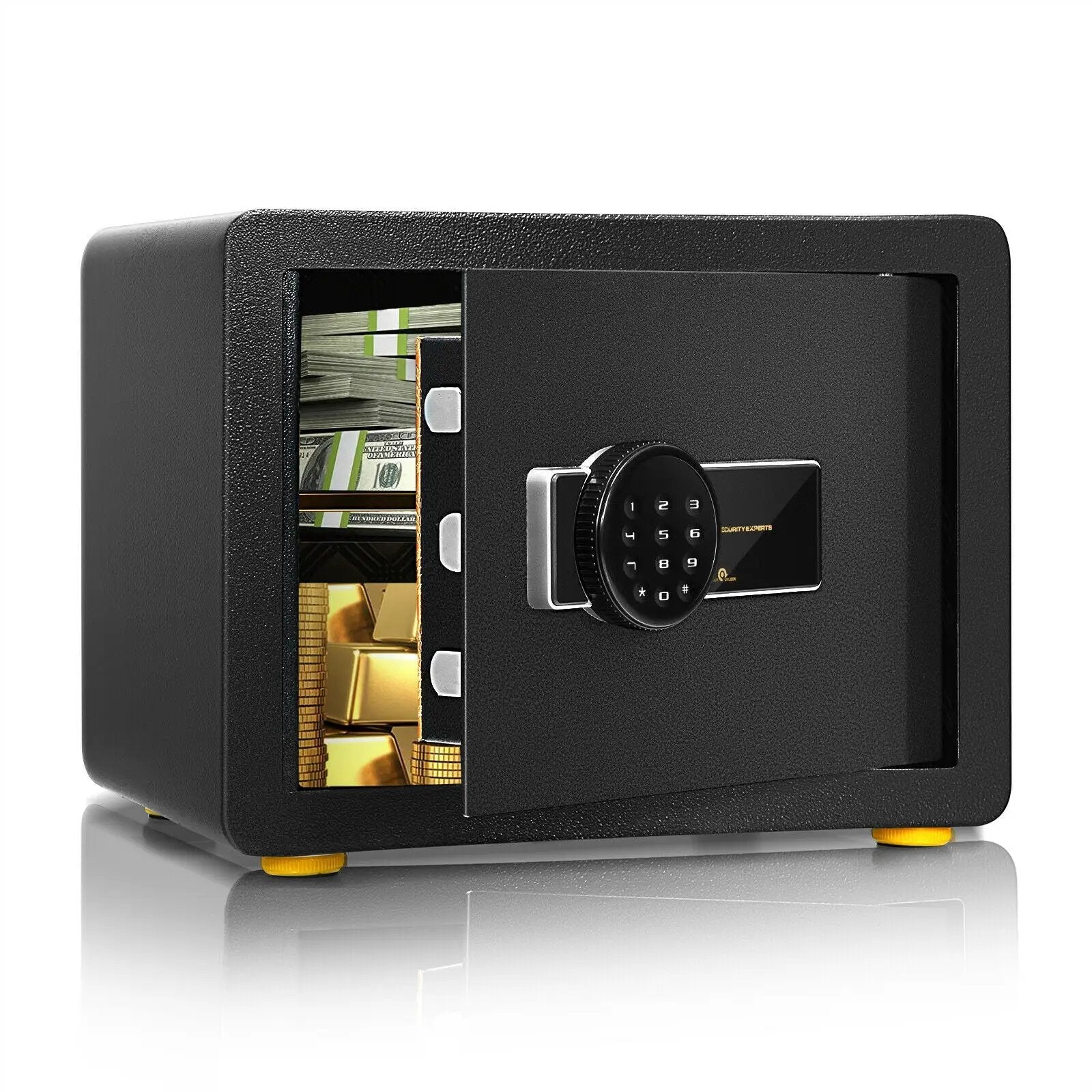 1.0 cu ft Fireproof Waterproof Electronic Safe Box with Digital Keypad and Key by DirectDeals