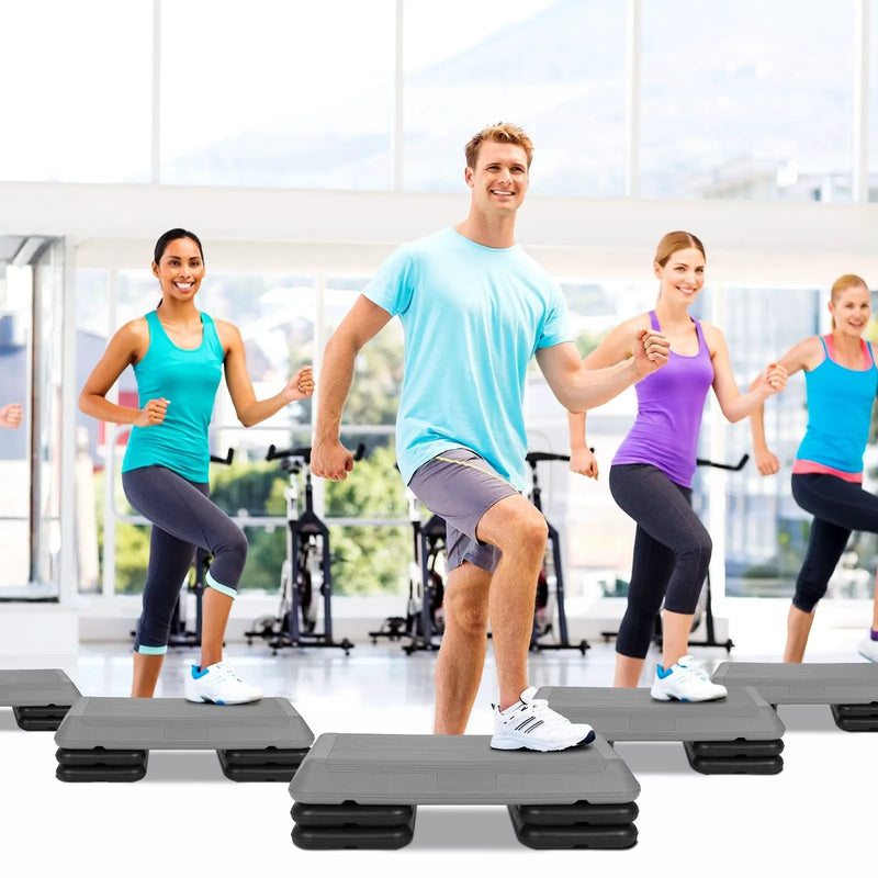 29 Inch Adjustable Workout Fitness Aerobic Stepper Exercise Platform by DirectDeals