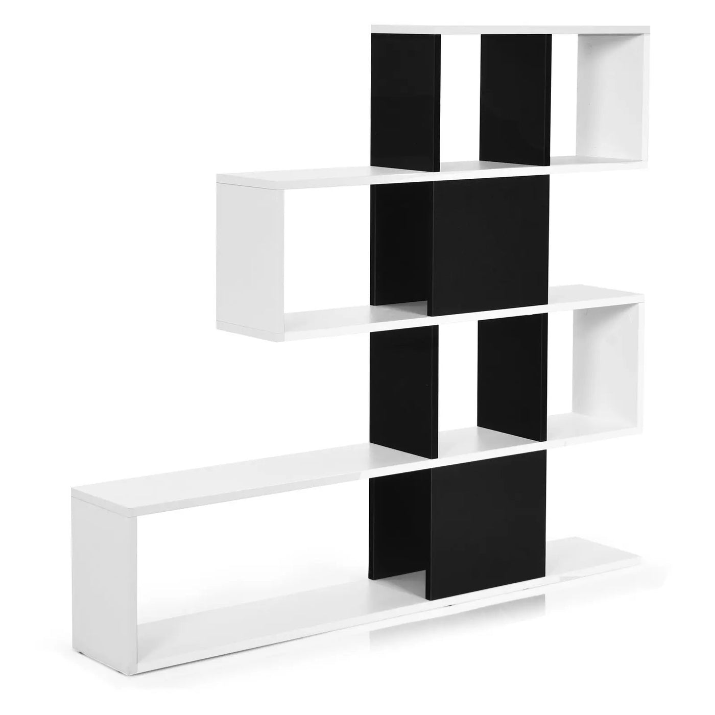 5-Tier Bookshelf Corner Ladder Bookcase with Storage Rack by DirectDeals
