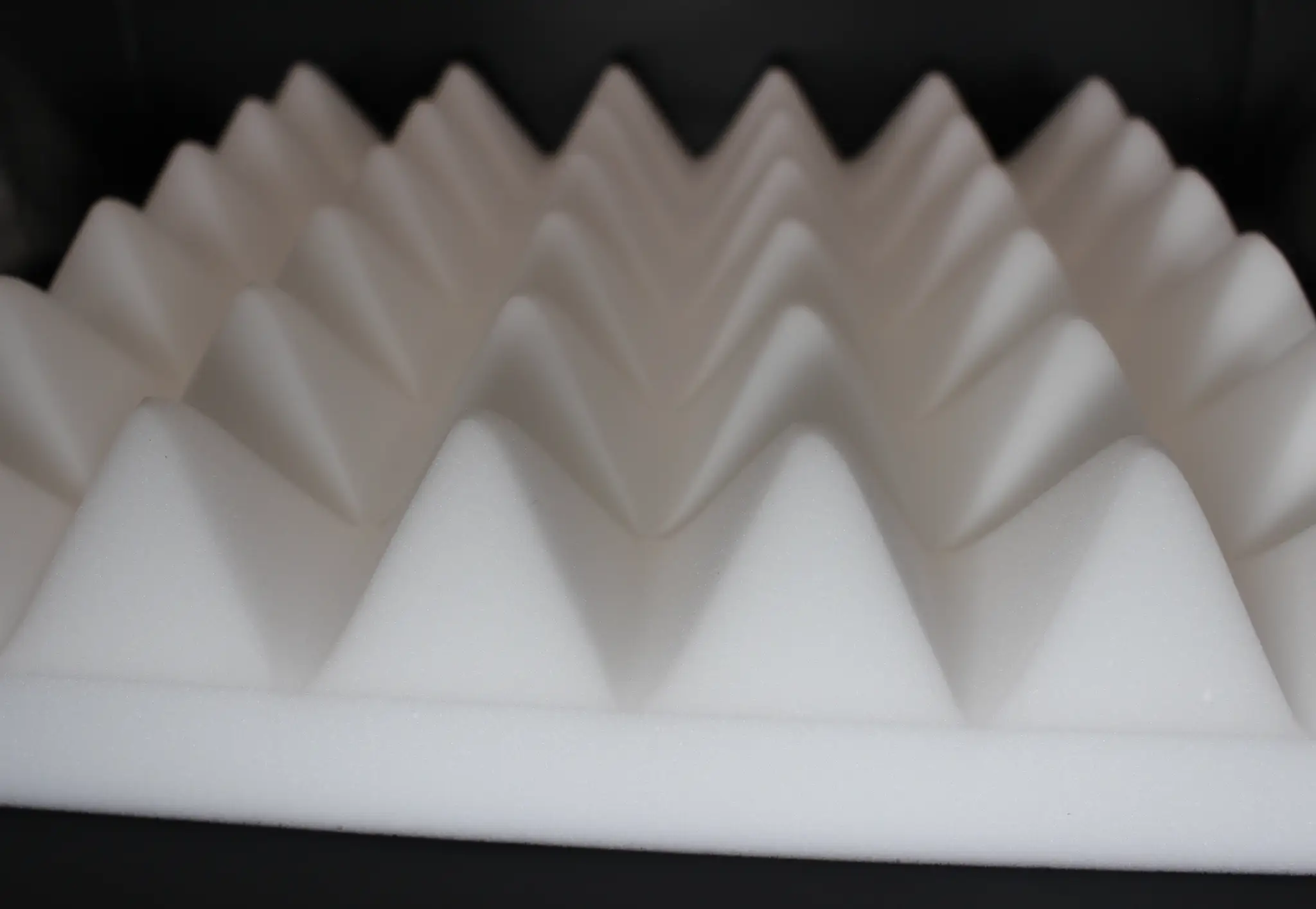 White Acoustic Foam Panels - 12x12x2.5" by SoundAssured