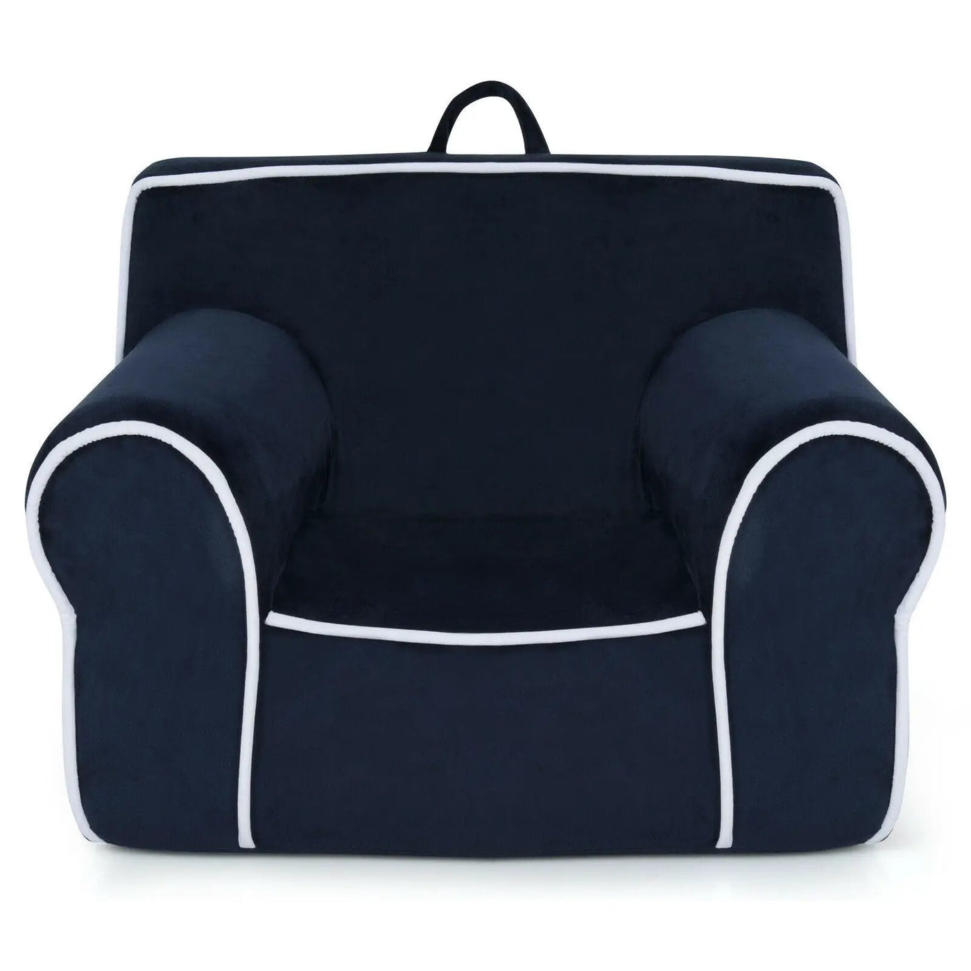 Upholstered Kids Sofa with Velvet Fabric and High-Quality Sponge by DirectDeals