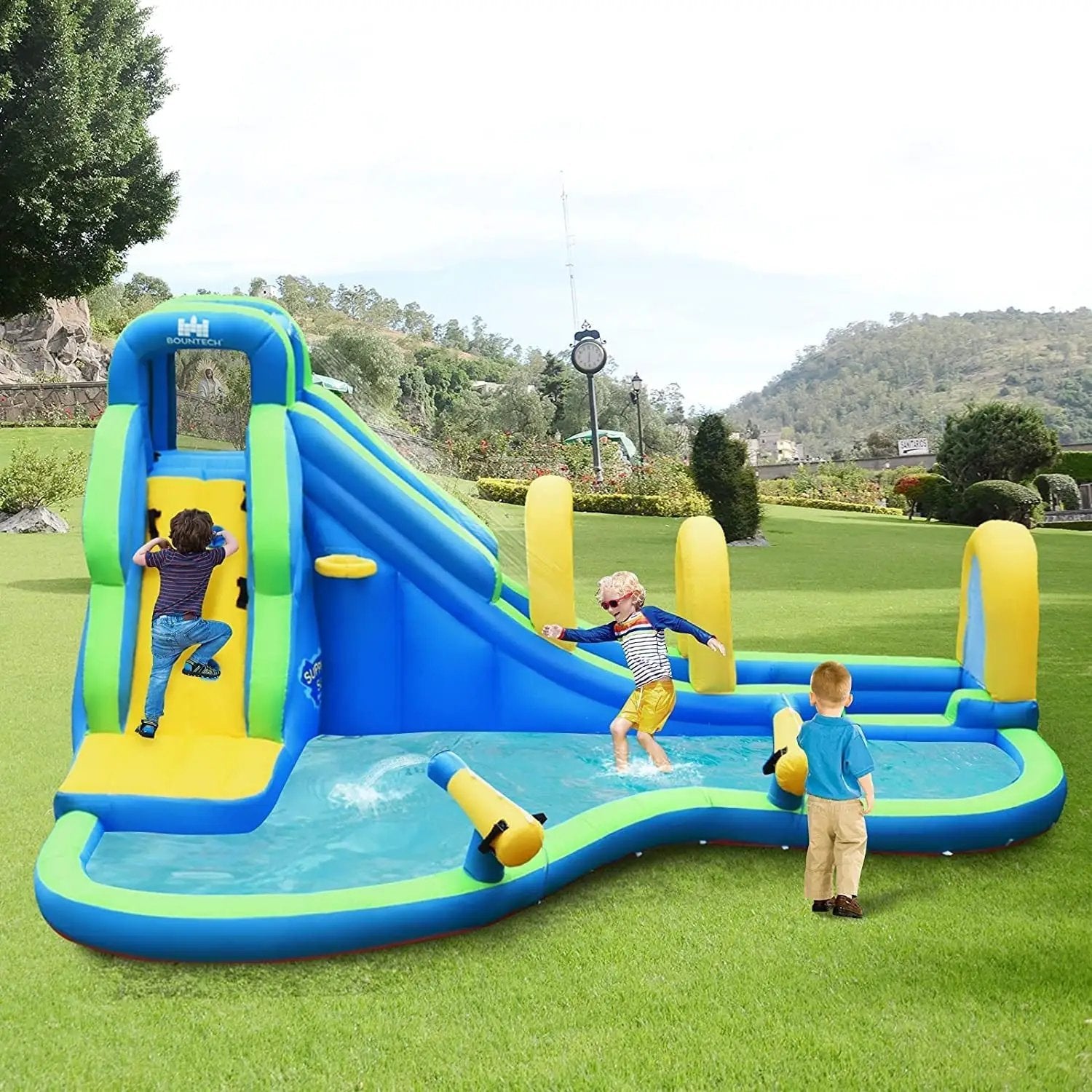 Multifunctional Inflatable Water Bounce with 735W Blower by DirectDeals