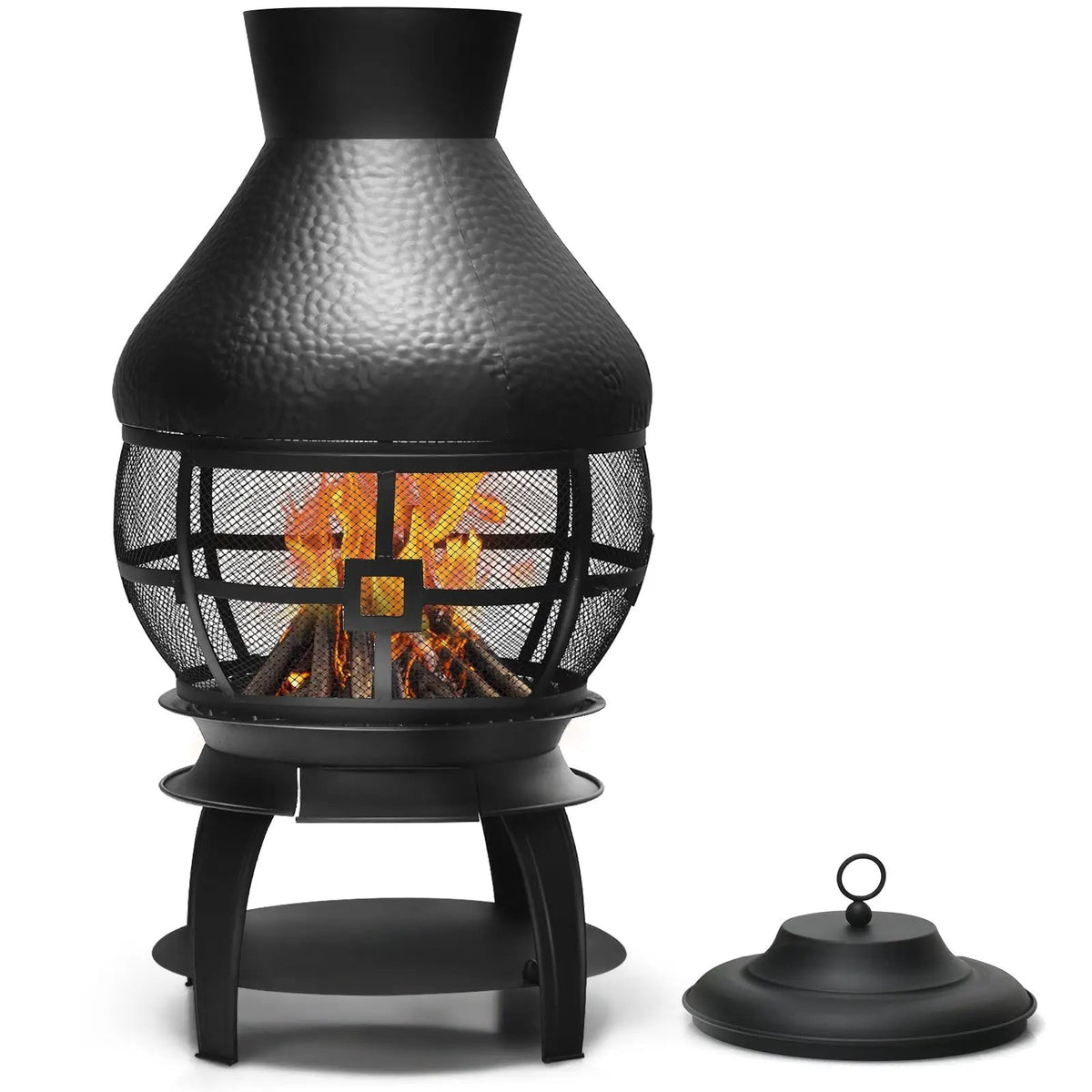 Patio Wood Burning Chimneys Fireplace by DirectDeals