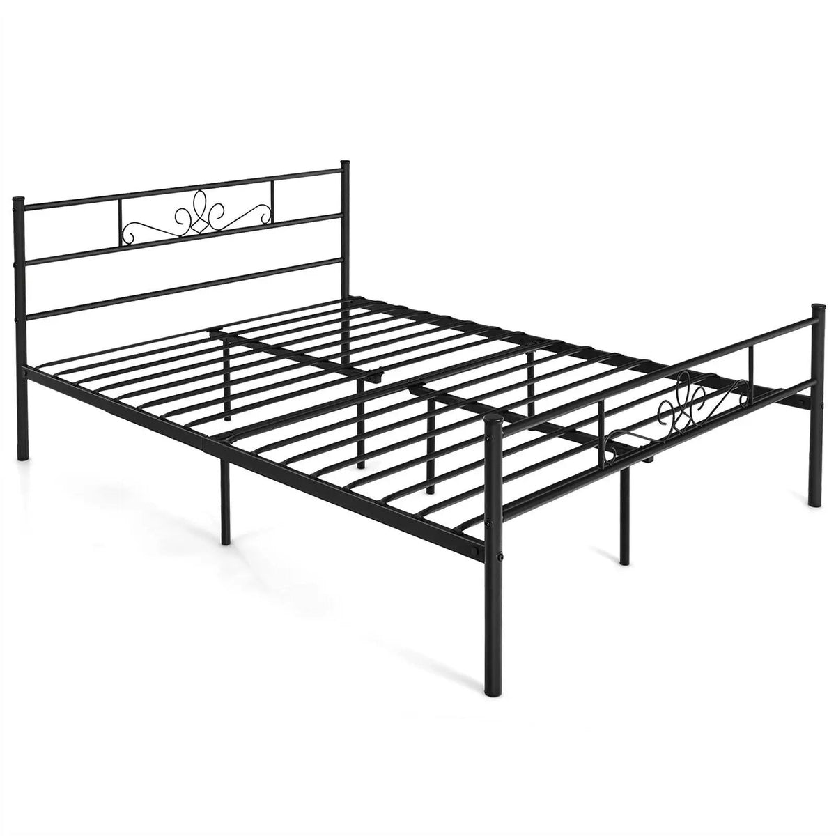 Twin/Full/Queen Size Metal Bed Frame with Headboard and Footboard by DirectDeals