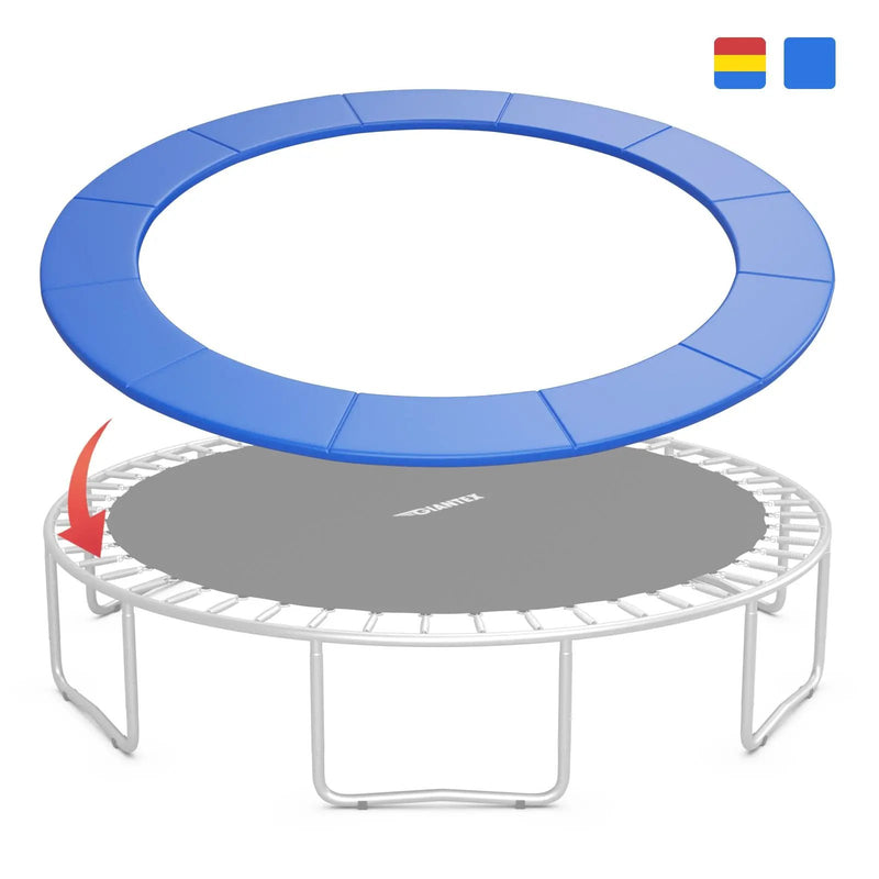 8/10/12/14/15/16 Feet Universal Trampoline Spring Cover-Multicolor by DirectDeals