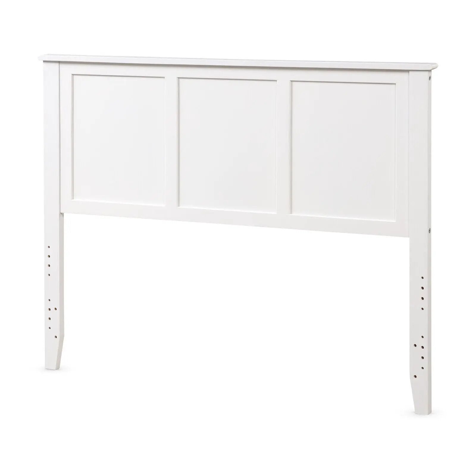 Full Wood Headboard Flat Panel with Pre-drilled Holes and Height Adjustment by DirectDeals