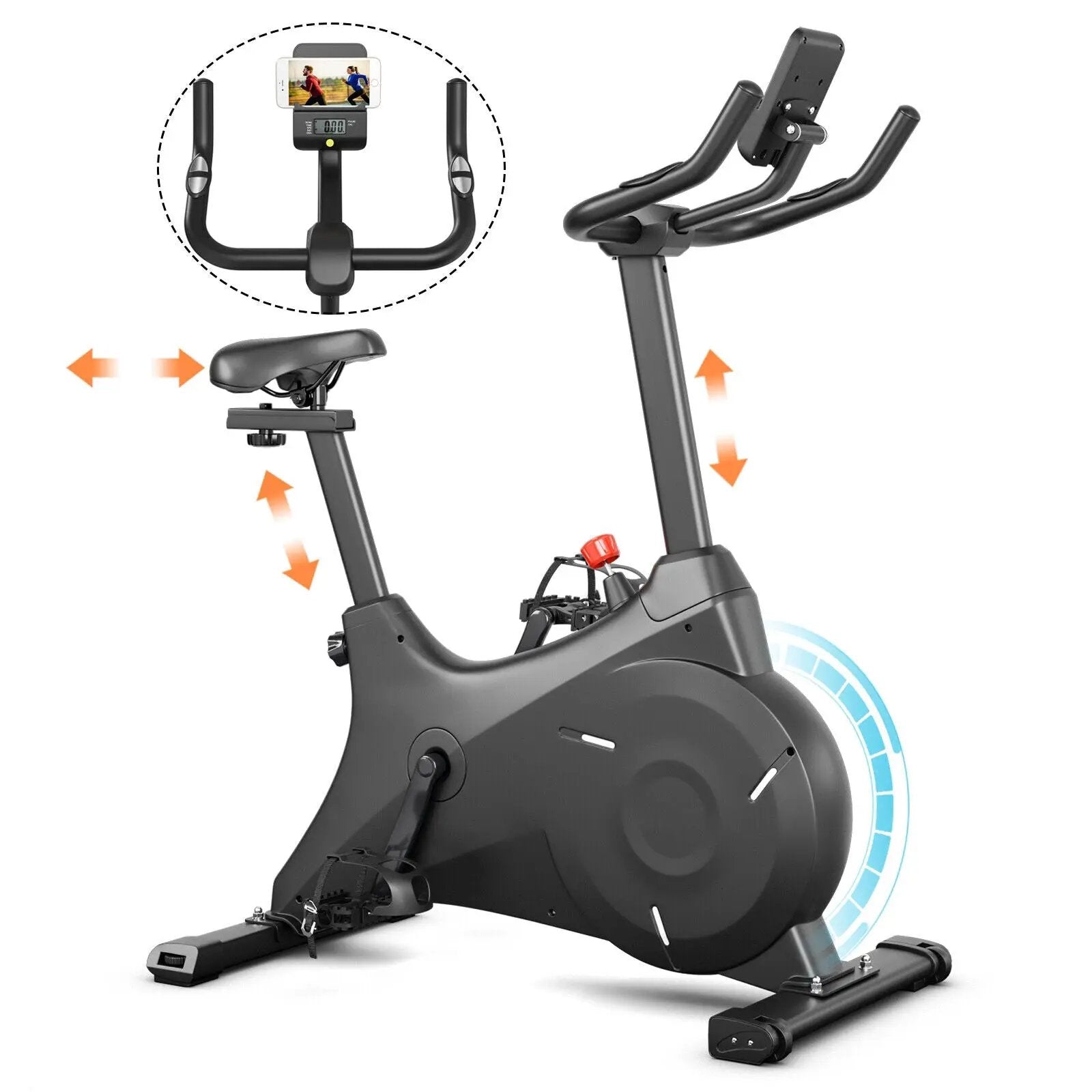 Magnetic Resistance Stationary Bike for Home Gym by DirectDeals