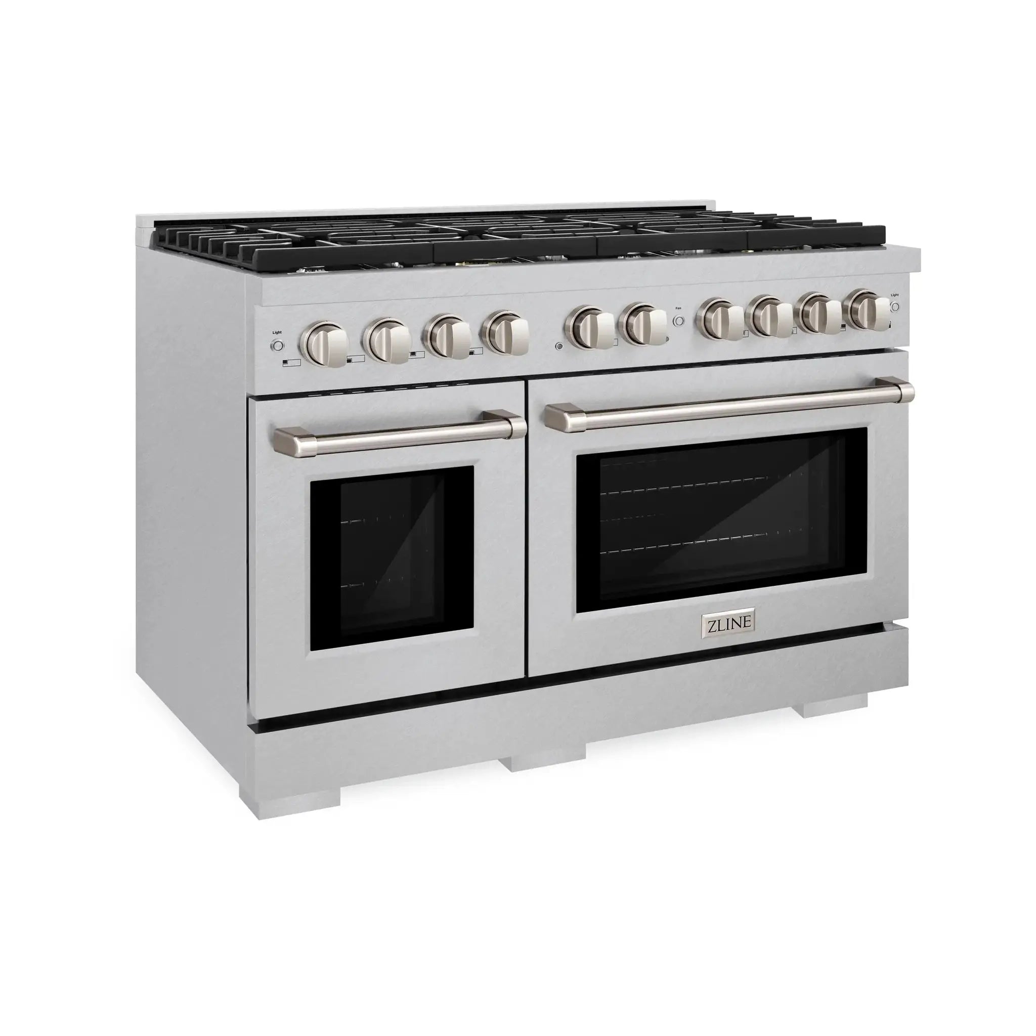 ZLINE 48"Paramount Dual Fuel Range DuraSnow® Stainless Steel SDRS-48 by Farmhouse Kitchen and Bath