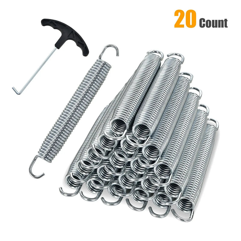 5.5 Inch Rustproof Galvanized Steel Replacement Trampoline Elasticity Springs by DirectDeals