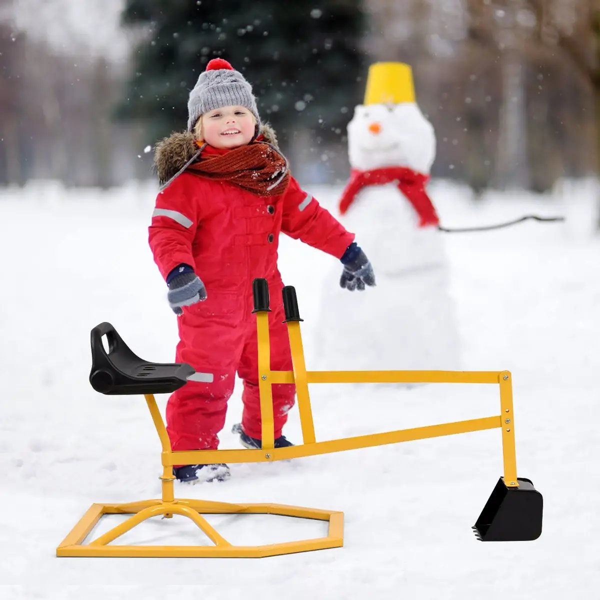 Heavy Duty Kid Ride-on Sand Digging Digger by DirectDeals