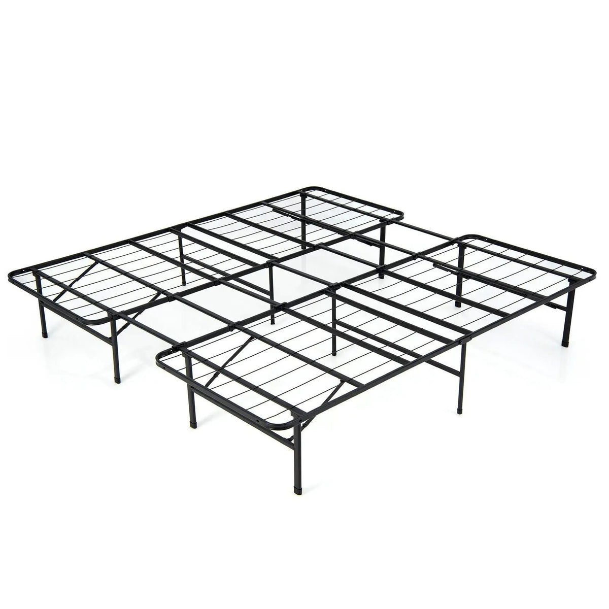 Full/King Size Folding Steel Platform Bed Frame for Kids and Adults by DirectDeals