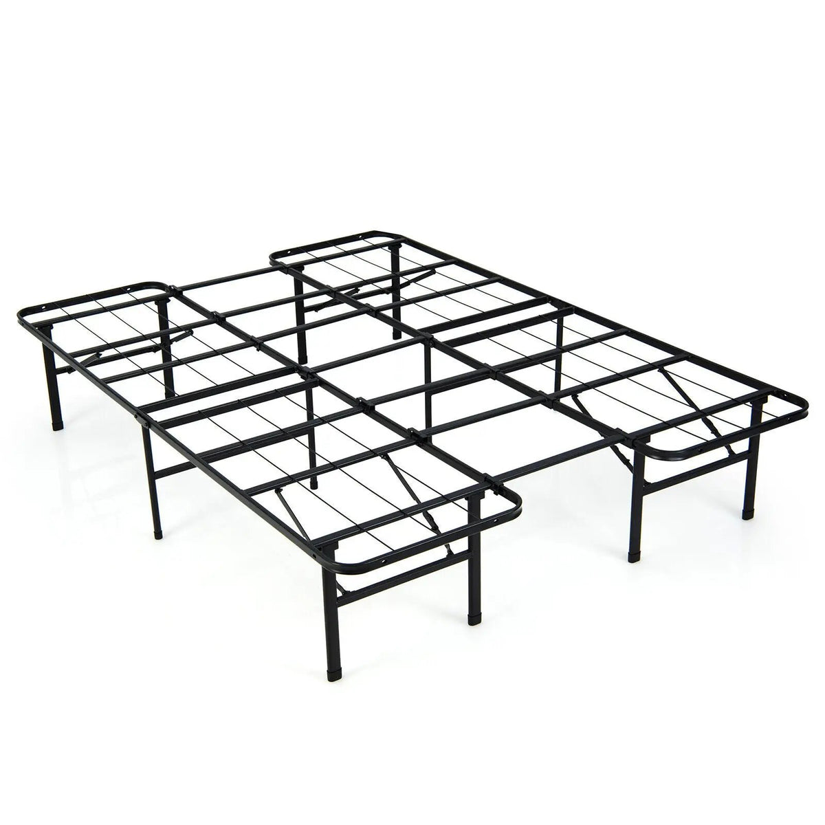 Full/King Size Folding Steel Platform Bed Frame for Kids and Adults by DirectDeals