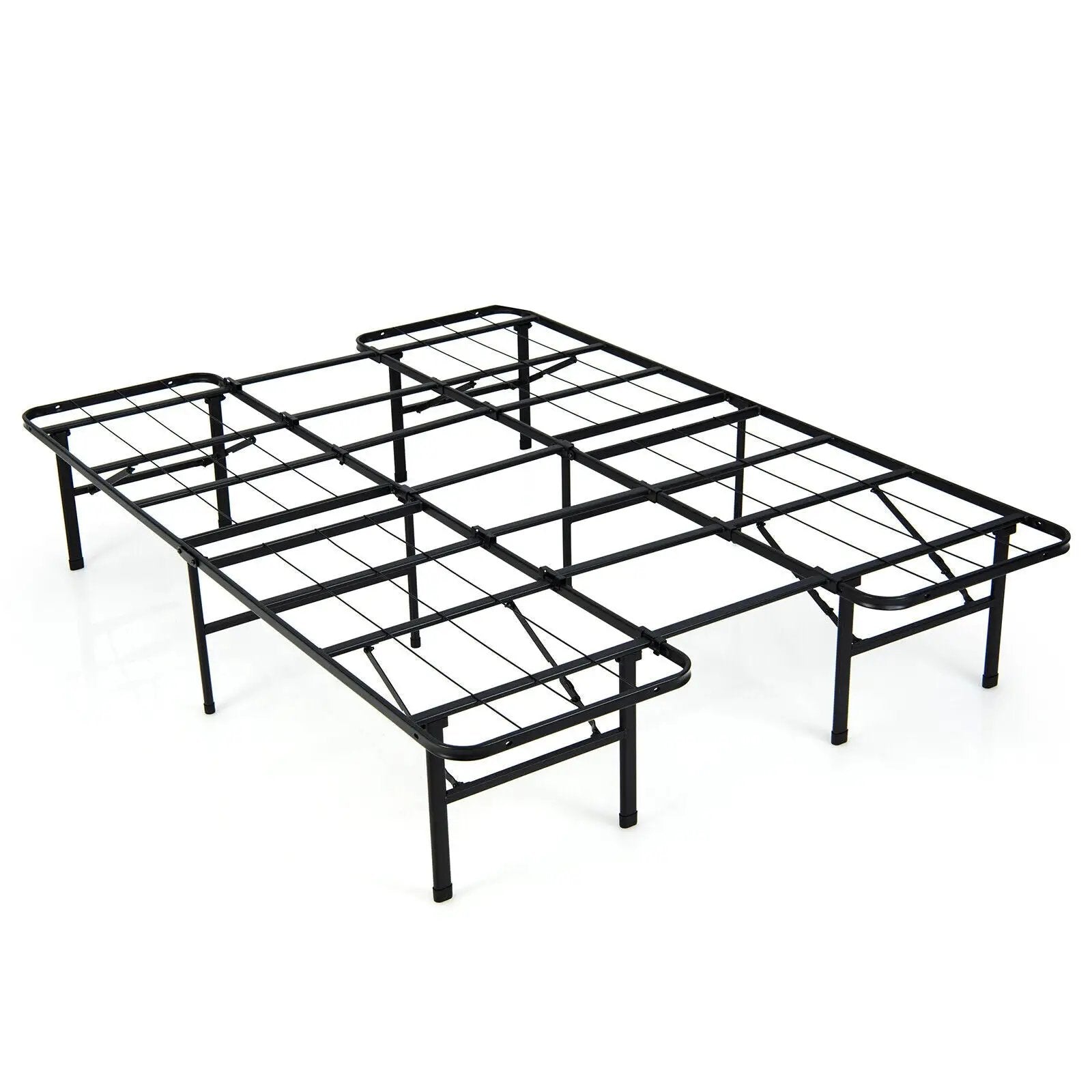 Full/King Size Folding Steel Platform Bed Frame for Kids and Adults by DirectDeals