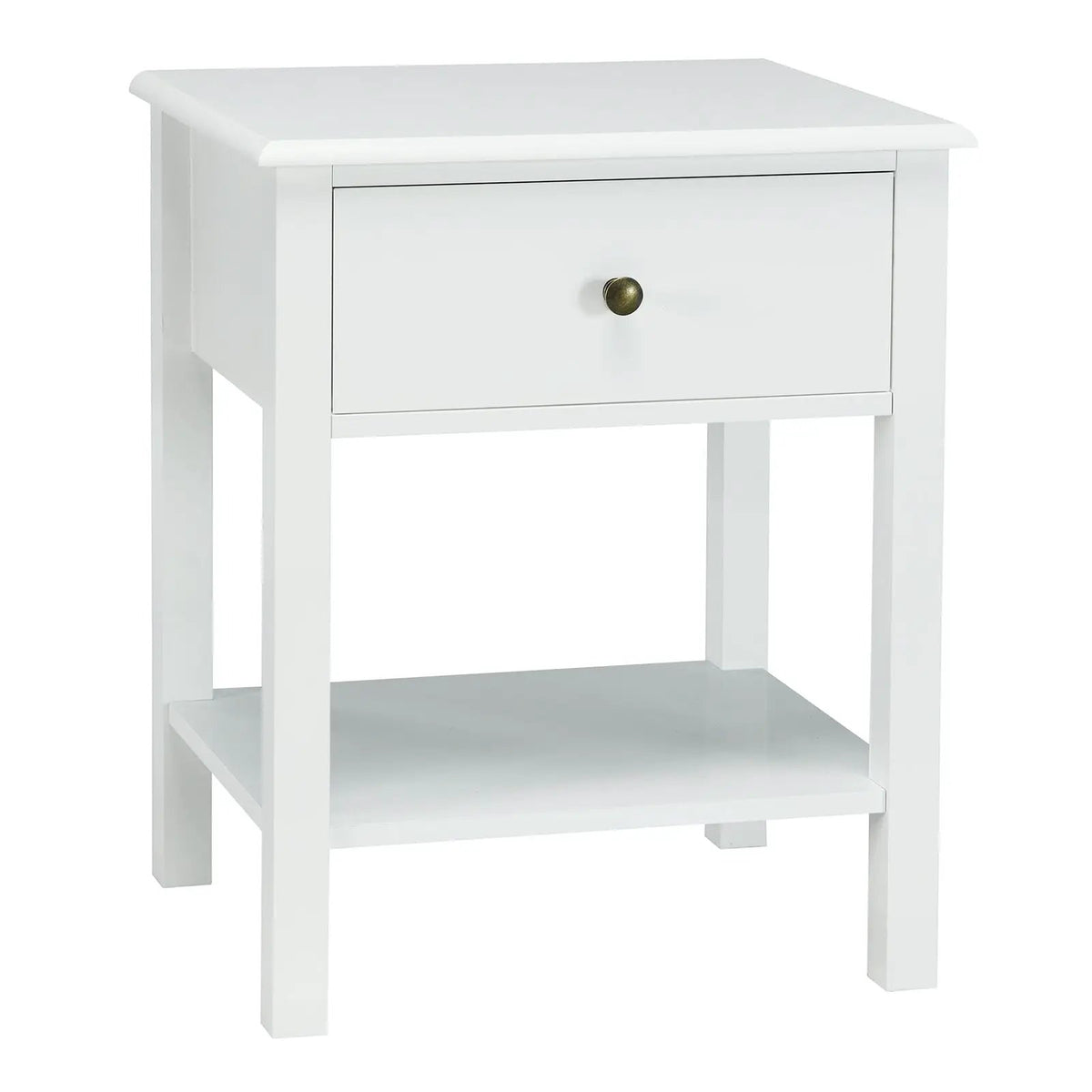 Nightstand End Table with Drawer and Shelf by DirectDeals