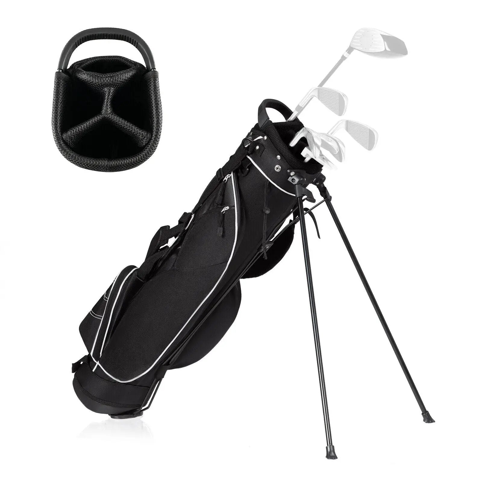 9 Inch Golf Stand Bag Divider Carry Pockets Storage by DirectDeals