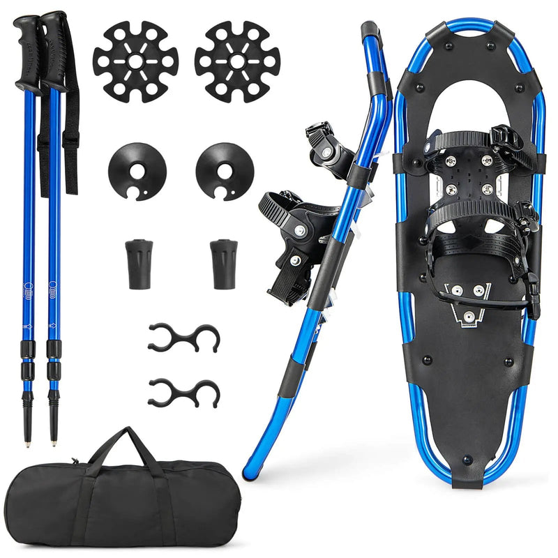 21/25/30 Inch Lightweight Terrain Snowshoes with Flexible Pivot System by DirectDeals