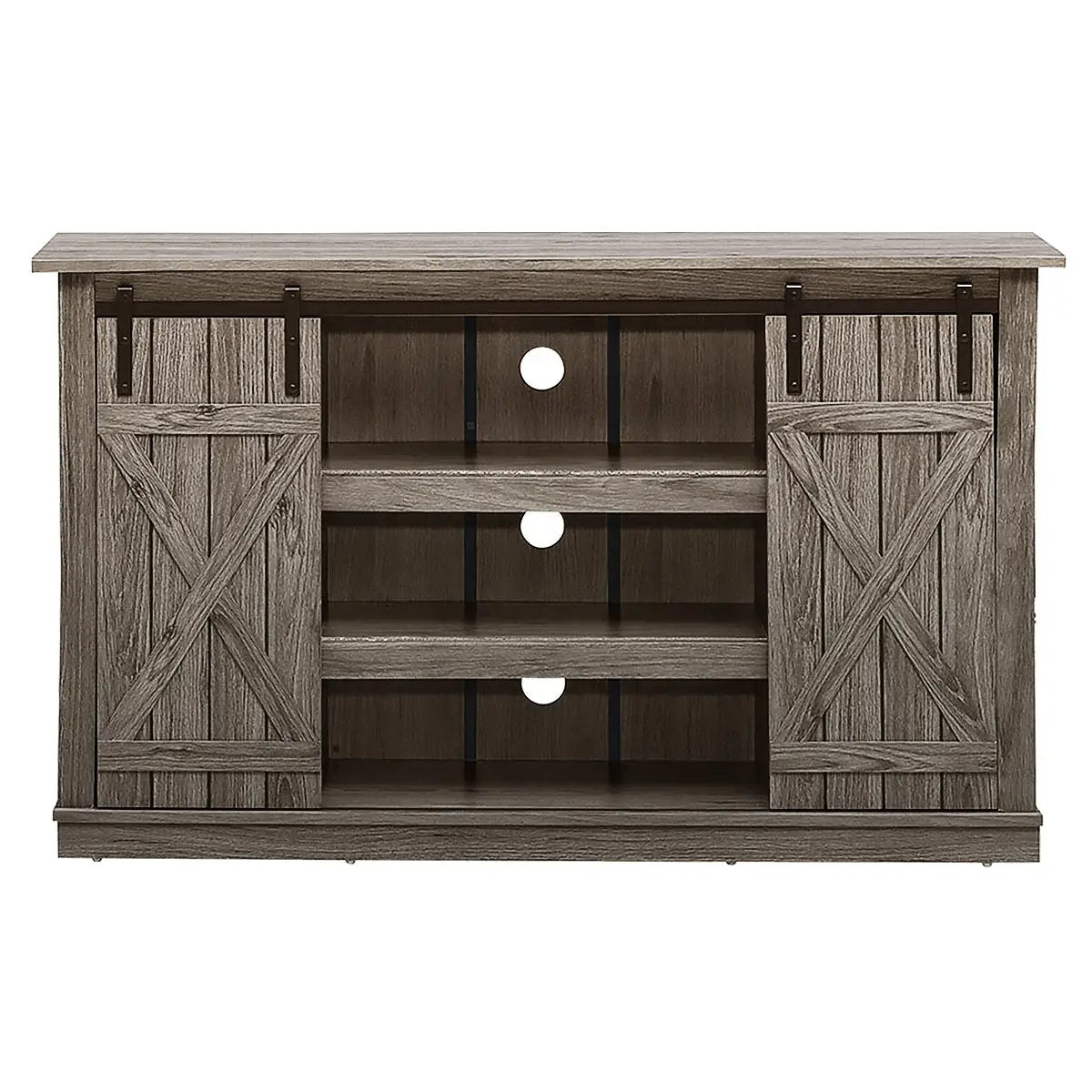 Sliding Barn TV Stand Console Table by DirectDeals