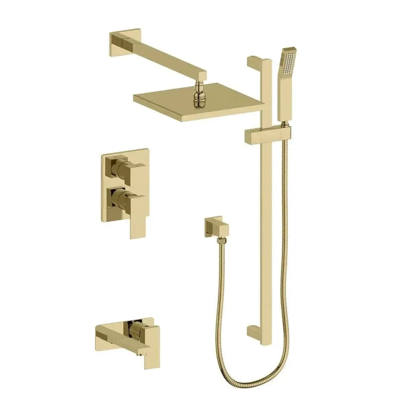 ZLINE Bliss Shower System Oversized Shower Head, BLS-SHS16-PG by Farmhouse Kitchen and Bath